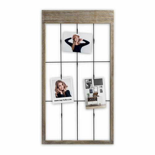 Fotowand Barge mit Clips 40x75cm