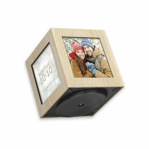 Holz Fotowürfel Donner für 4 Fotos 10x10