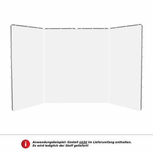 Hintergrundstoff weiß für Mobiles Panorama-Hintergrund-Panel 230x400