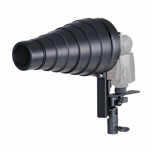 MobiFlash Systemblitzhalter Set + Spotvorsatz