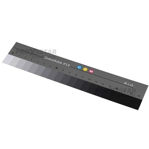 Stufengraukeil + Farbkarte 14, 36cm