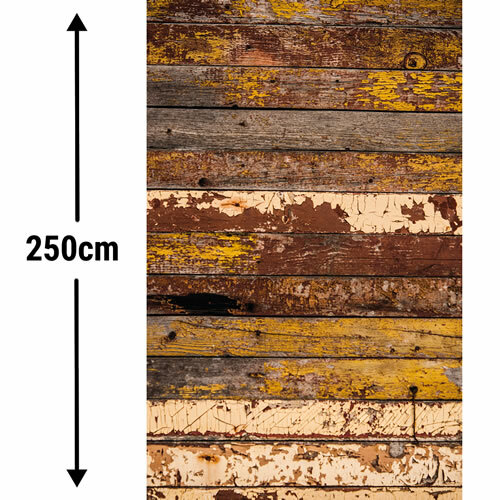 Fotohintergrund Vinyl 1,6x2,5m WEATHERED WOOD