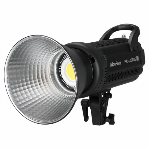 Studioleuchten Set DUO LED 100 Watt mit Bowens Bajonett