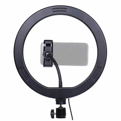 LED Ringlicht Set Bi-Color 26cm – dimmbar mit Stativ & Smartphone-Halter
